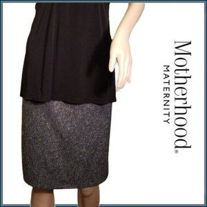 Motherhood Maternity Small Pencil Fit Twill Skirt